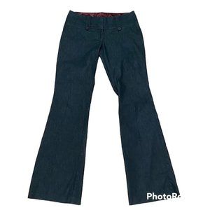 Stooshy Flare Pants with a Red Satin Interior